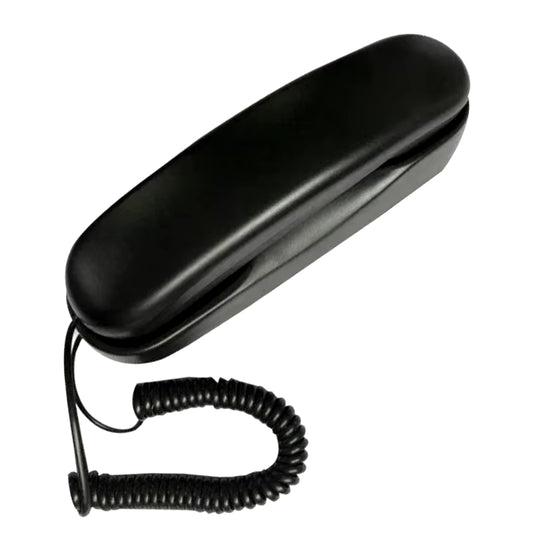 Corded Wall Phone, Trimline Phone for Hotel, Landline Wall Telephone Set for Home/Bathroom/School/Office